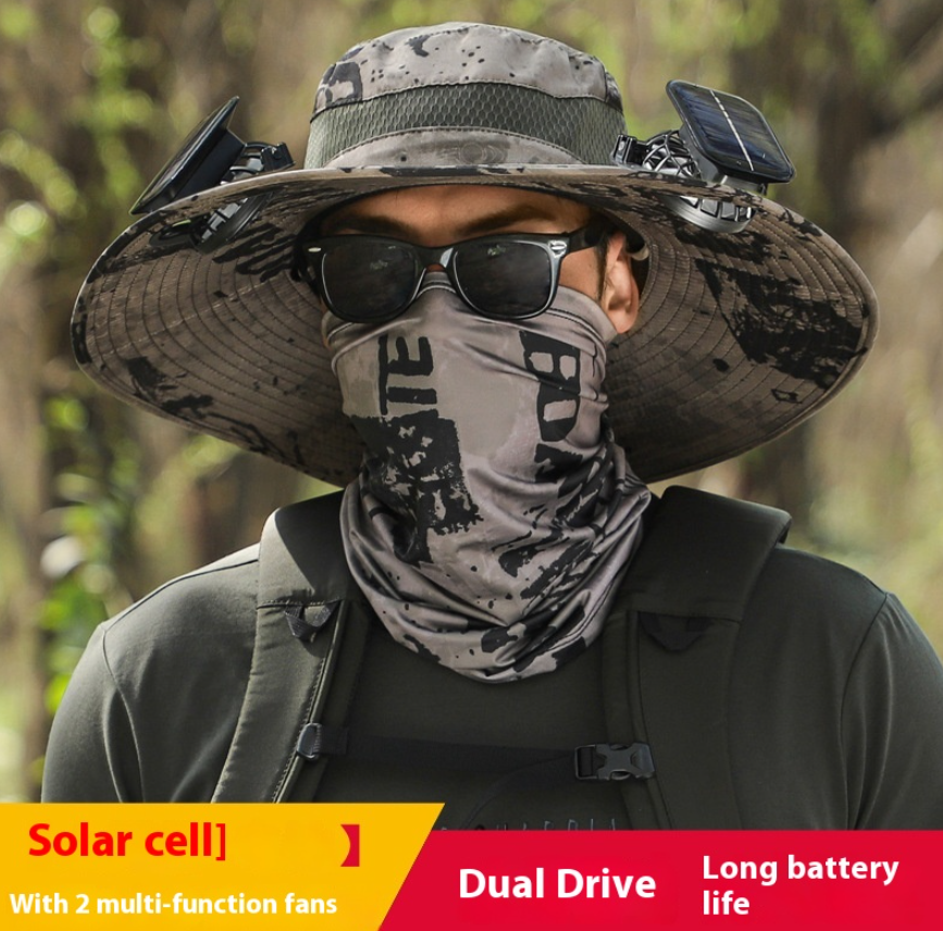 Solar Powered Fan Sun Protection Hat